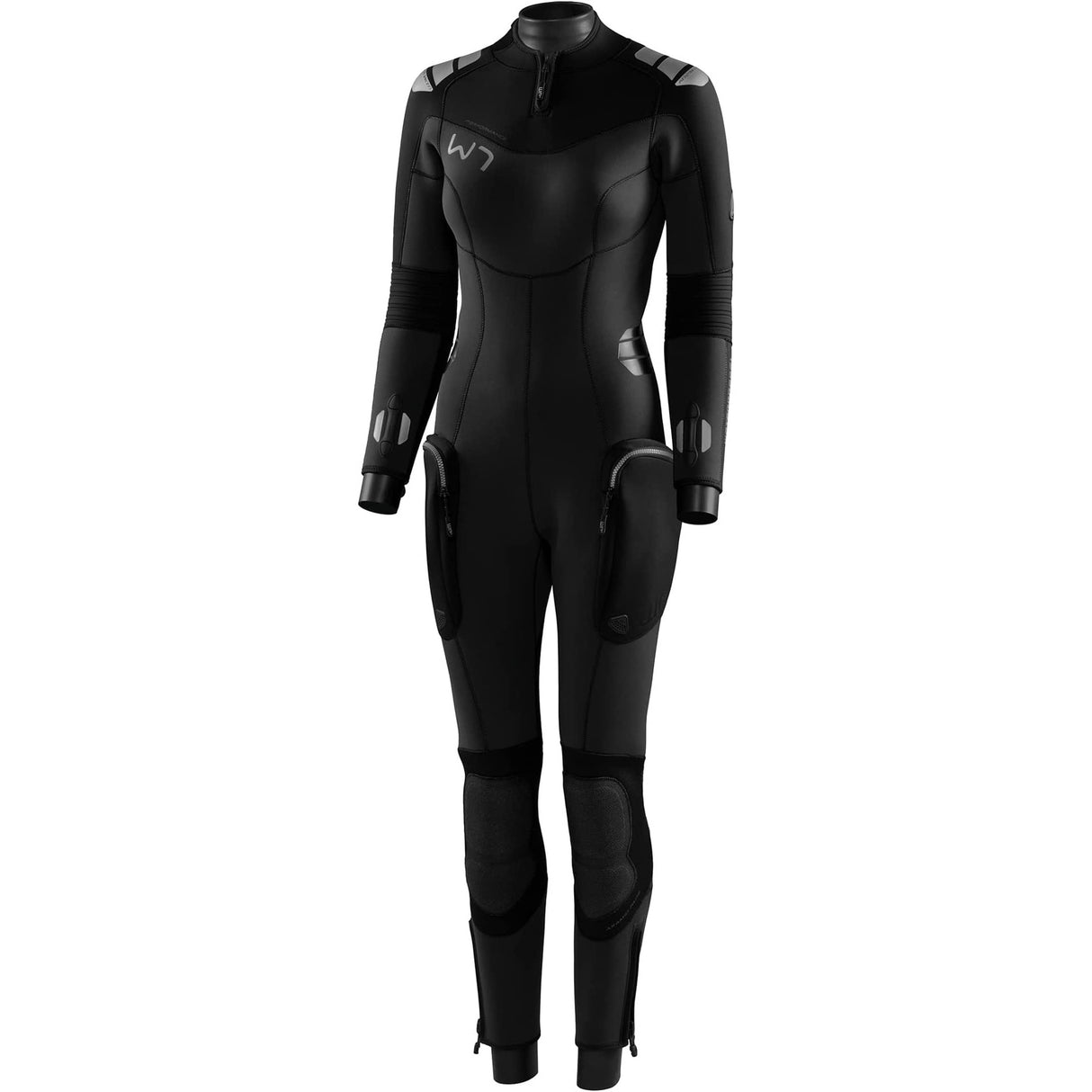 Open Box Waterproof W7 7mm Fullsuit with Back Zip - Womens