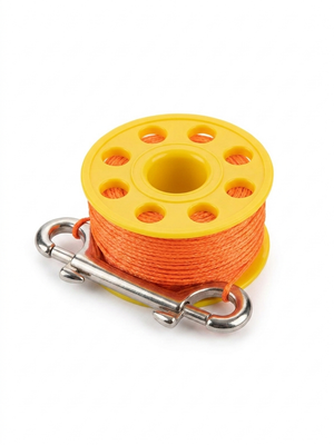 DiveCatalog.com Finger Reel with Bolt Snap