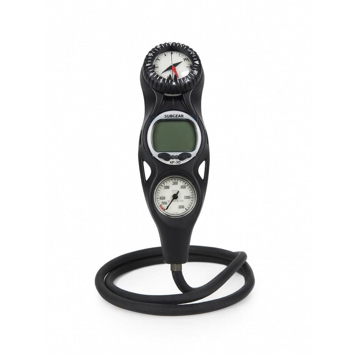 SubGear Scuba Diving XP-3G 3-Gauge Inline Console - Imperial w/FS 1.5