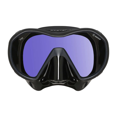 Apeks VX1 Scuba Diving Mask w/ UV Lens Black/Black