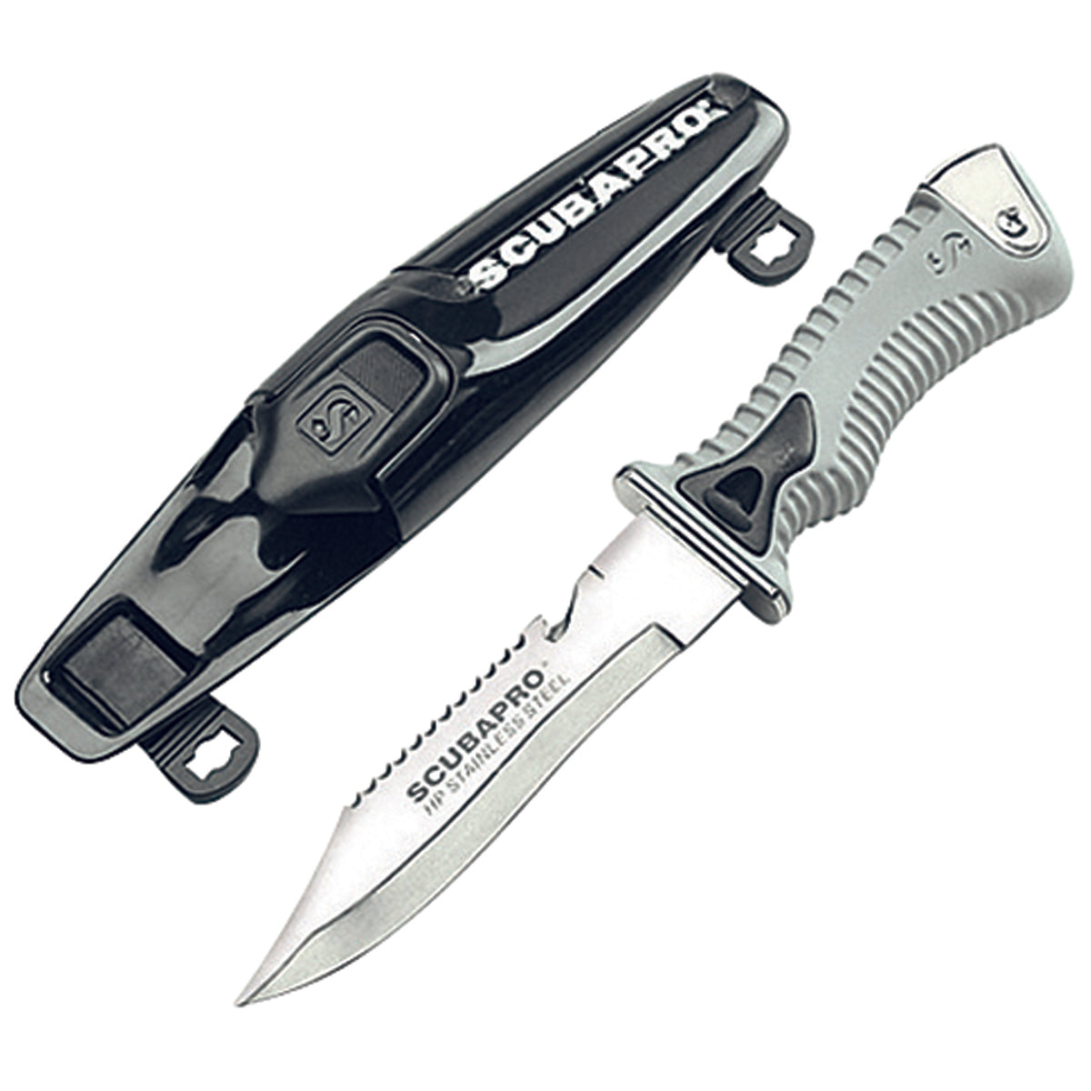 Used Scubapro K6 Stainless Steel Clip Point Full-Sized Dive Knife