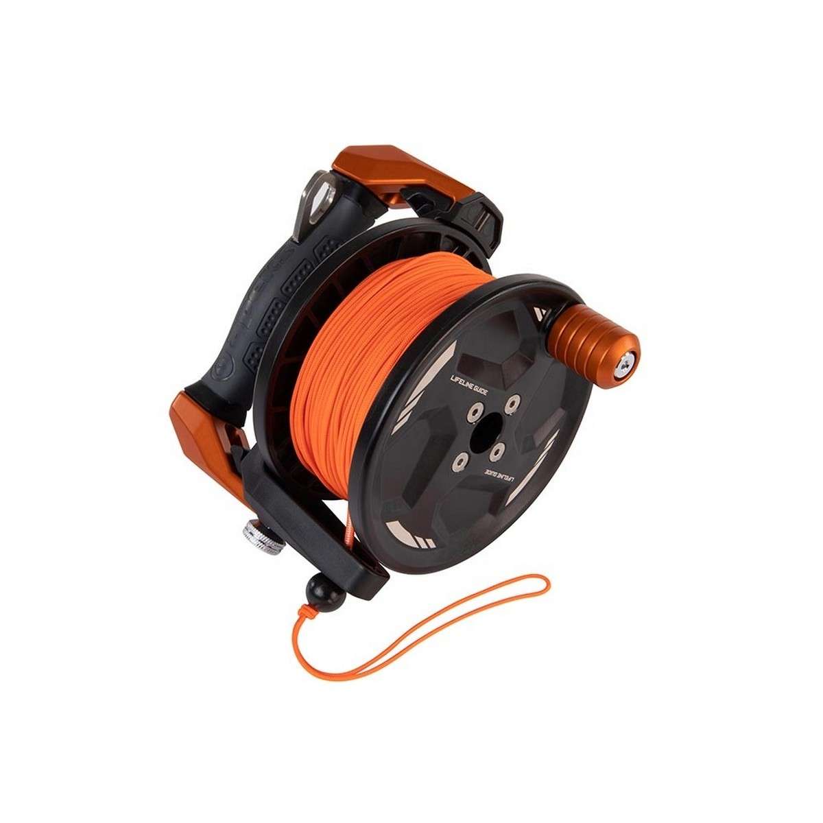 Apeks Guide Reel 120m Orange Black/Orange