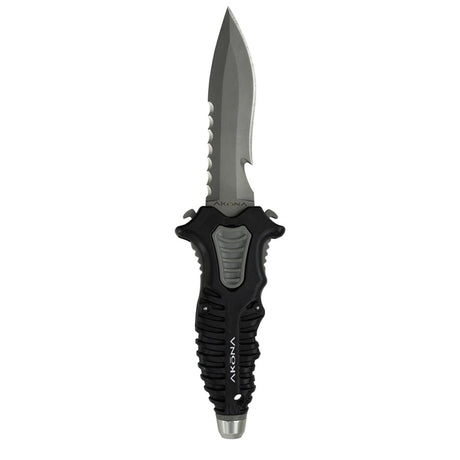 Akona Sidekick Titanium Medium Tip Dive Knife, AK955BK