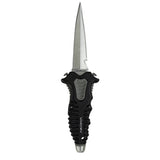 Akona Sidekick Stainless Dagger Tip Dive Knife, AK975BK