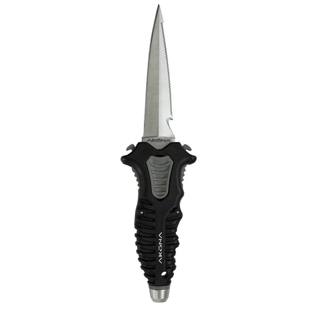 Akona Sidekick Stainless Dagger Tip Dive Knife, AK975BK