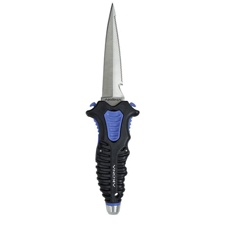 Akona Sidekick Stainless Dagger Tip Dive Knife, AK975BU
