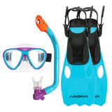 Akona Junior Mask, Snorkel and Fin Set, AKTS-JR-ABPR