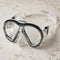 Open Box Atomic Aquatics SubFrame Mask, Medium Fit — Clear/Black, open box, lightly used on off-white work table