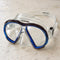 Open Box Atomic Aquatics SubFrame Mask, Medium Fit — Clear/Blue, open box, lightly used on off-white work table