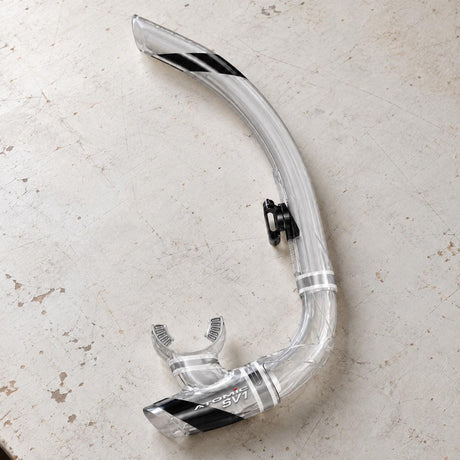 Atomic Aquatics SV1 Contour snorkel, Clear/Black, open-box product image