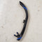 Open Box Atomic Aquatics SV2 Snorkel — Black/Royal Blue — open-box product photo