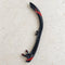 Open Box Atomic Aquatics SV2 Snorkel — Black/Red — open-box product photo