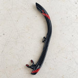 Open Box Atomic Aquatics SV2 Snorkel — Black/Red — open-box product photo