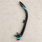 Open Box Atomic Aquatics SV2 Snorkel — Black/Aqua — open-box product photo