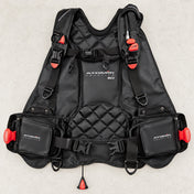Atomic Aquatics BC2, black — deflated and opened flat with minor open-box wear