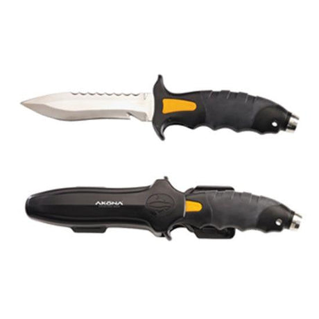 Akona Talon Stainless Steel Medium Tip Dive Knife-