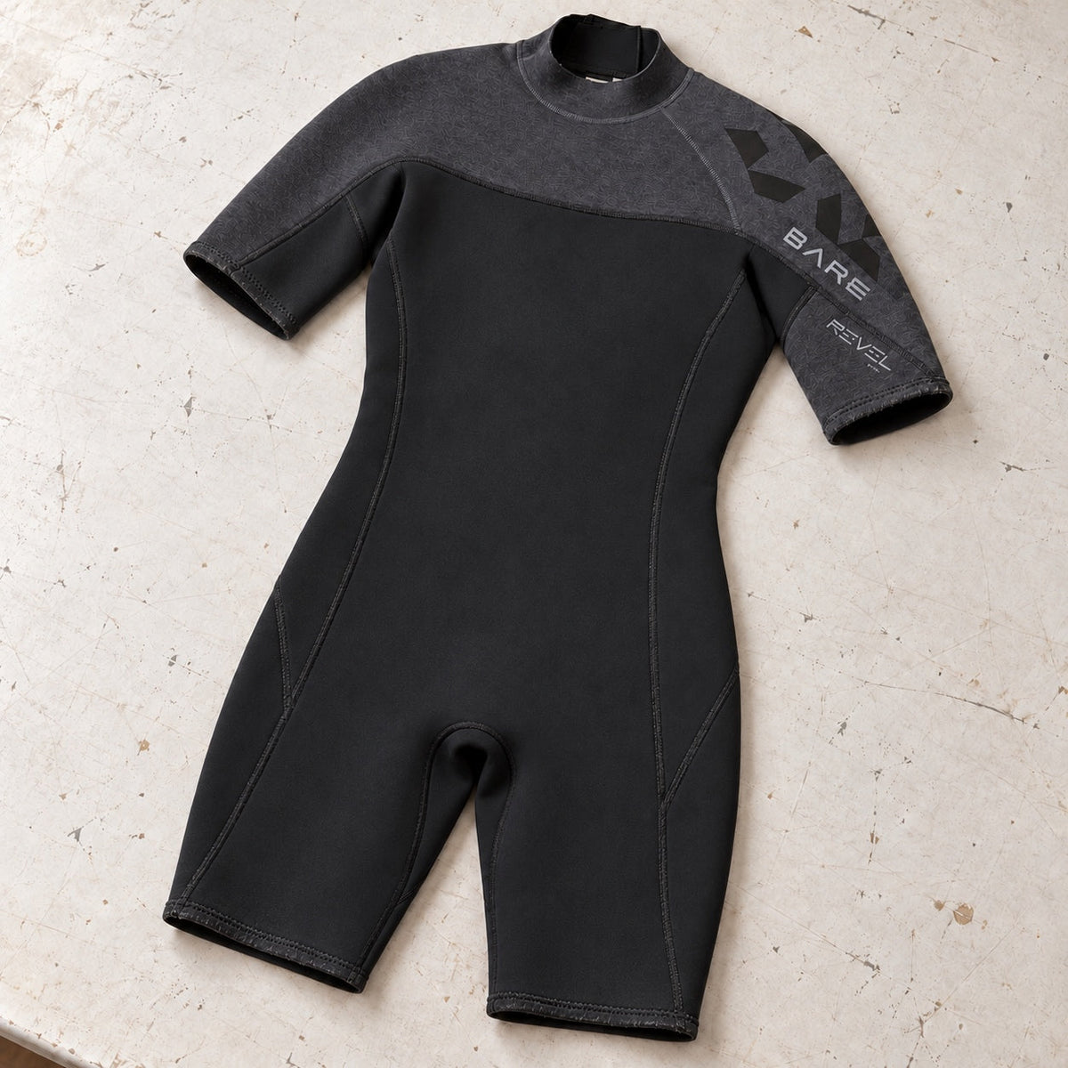Open Box Bare 2mm Revel Shorty Mens — Grey
