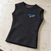 Open Box Bare 3mm Mens S-Flex Neoprene and THERMALSKIN Vest — default, open box, lightly used on off-white work table