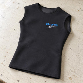Open Box Bare 3mm Mens S-Flex Neoprene and THERMALSKIN Vest — default, open box, lightly used on off-white work table