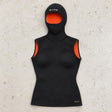 Open Box Bare 7/3mm Ultrawarmth Hooded Vest Womens — Black — open-box product photo