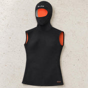 Open Box Bare 5/3mm Ultrawarmth Hooded Vest Womens — Black — open-box product photo