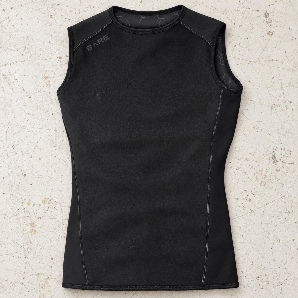 Open Box Bare EXOWEAR Vest Unisex — Black — open-box product photo