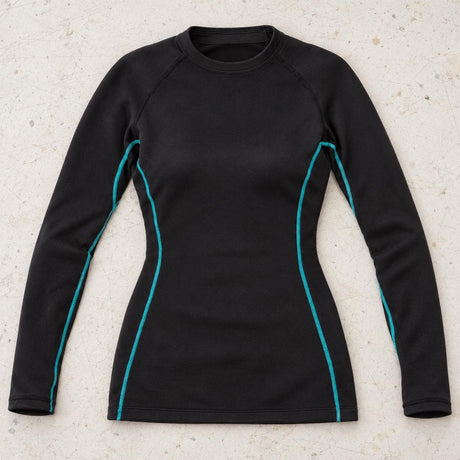 Open Box Bare Ultrawarmth Base Layer Top, Womens — Black — open-box product photo
