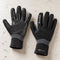 Open Box Bare 5mm Ultrawarmth Dive Gloves — Black, open box, lightly used on off-white work table