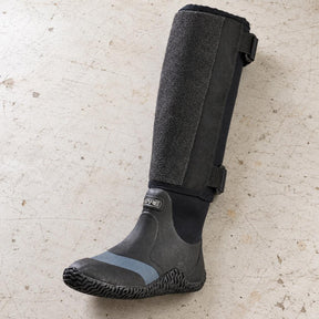 Open Box Bare Drysuit Gaitor System — Black, open box, lightly used on off-white work table