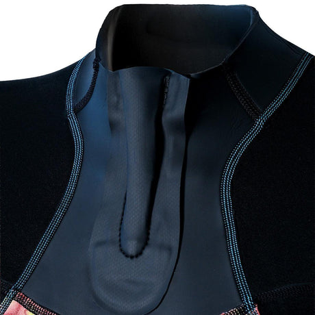 Bare 3/2mm Nixie Ultra 2.0 womens wetsuit detail - CS neck
