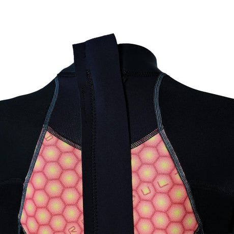 Bare 3/2mm Nixie Ultra 2.0 womens wetsuit detail - back detail