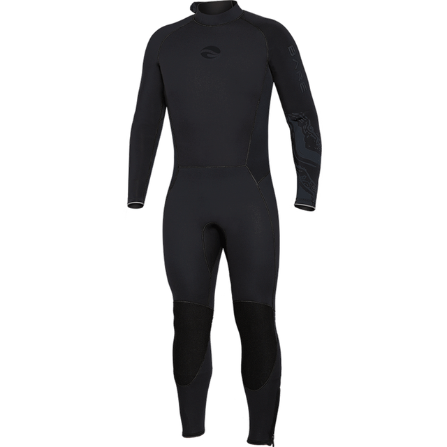 Bare 3 MM Velocity Ultra Full-Stretch Mens Scuba Diving Wetsuit-Black