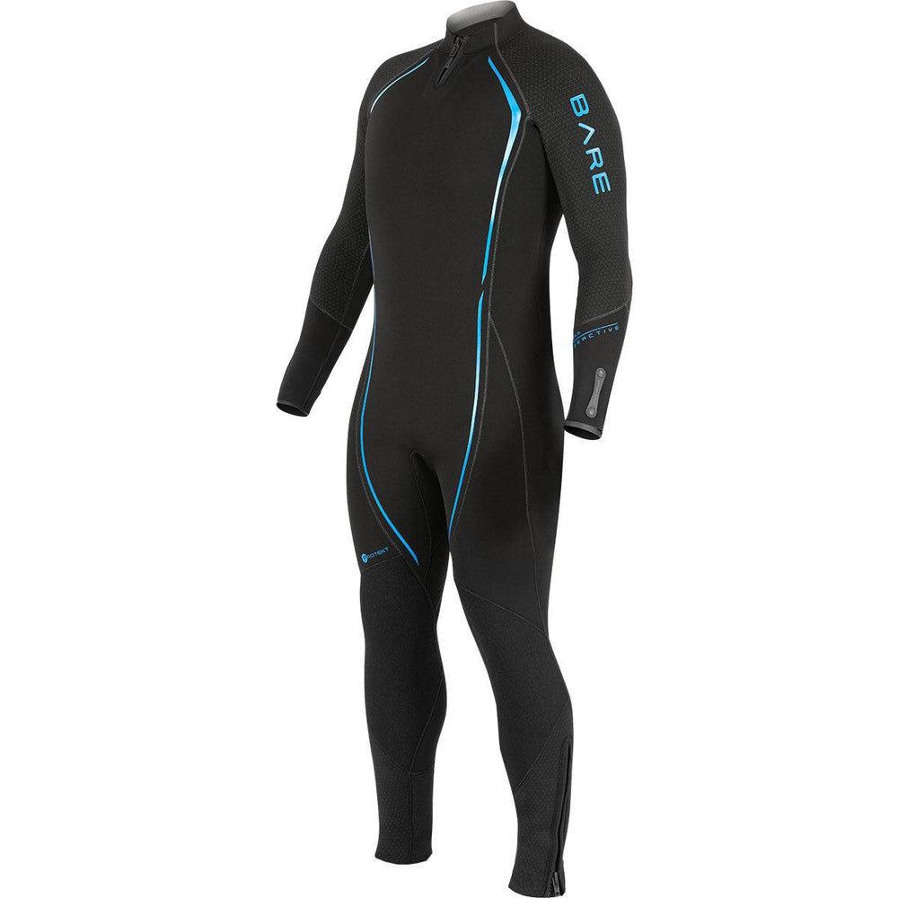 BARE Men's 7mm Reactive Full Wetsuit Package w/ FREE Wetsuit Hanger & Mask Strap