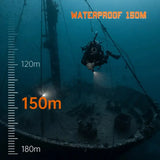 OrcaTorch D710V MK2 150 m depth rating
