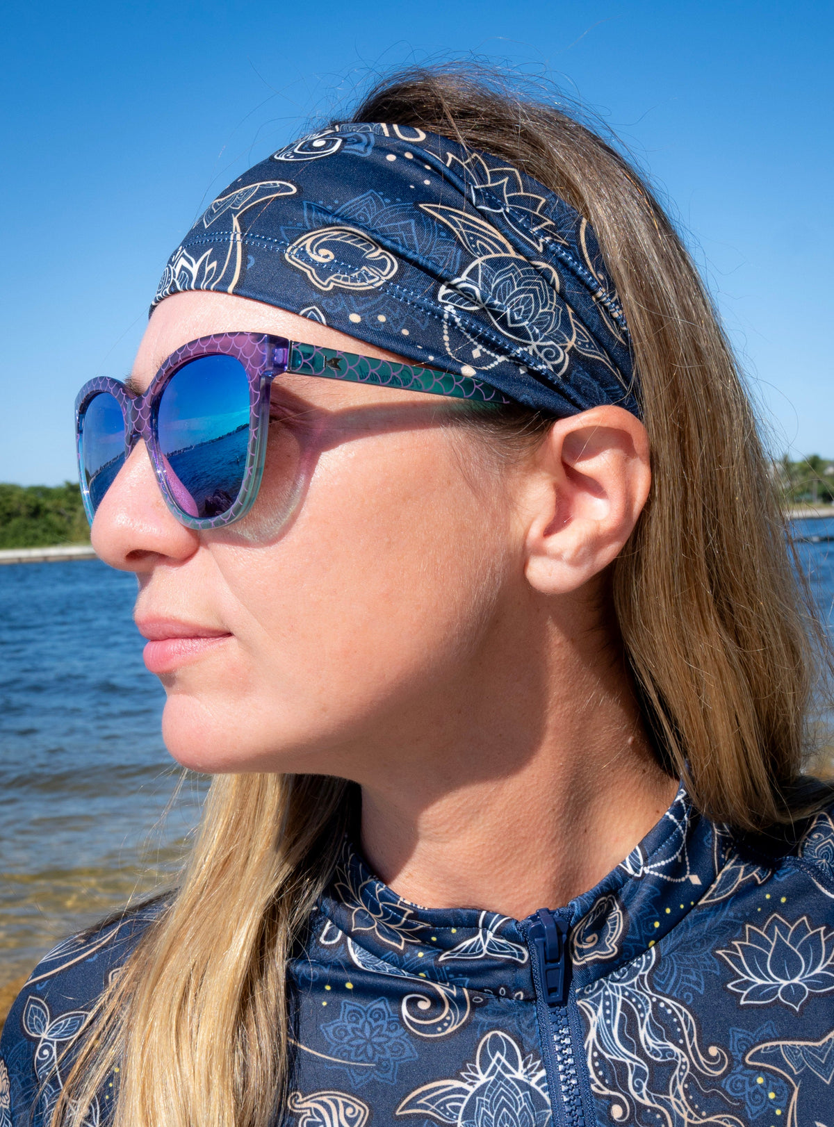 Spacefish Army Ocean Mandala Scuba Headband