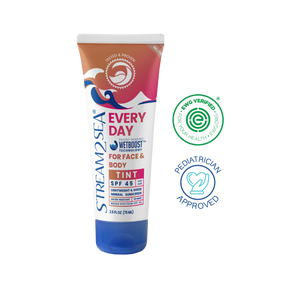 Stream2Sea Every Day Tint Mineral Sunscreen SPF 45, 2.5 oz tube