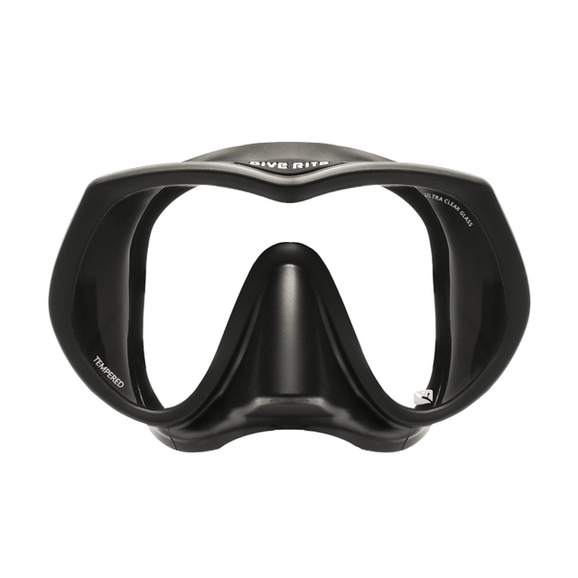 Dive Rite ES155 Single-Lens Diving Mask Low-Volume Ultra-Clear