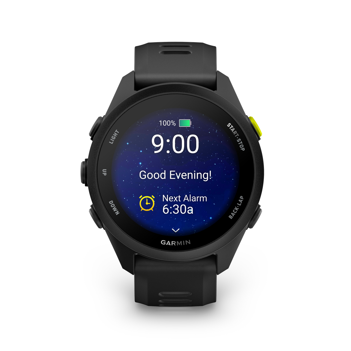 Garmin Forerunner 70 Black evening report screen