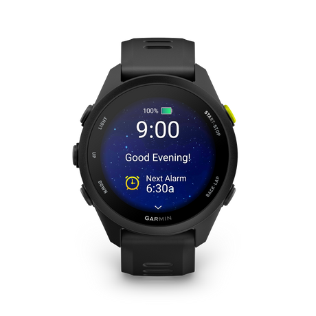 Garmin Forerunner 70 Black evening report screen