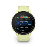 Garmin Forerunner 70 Citron glances screen