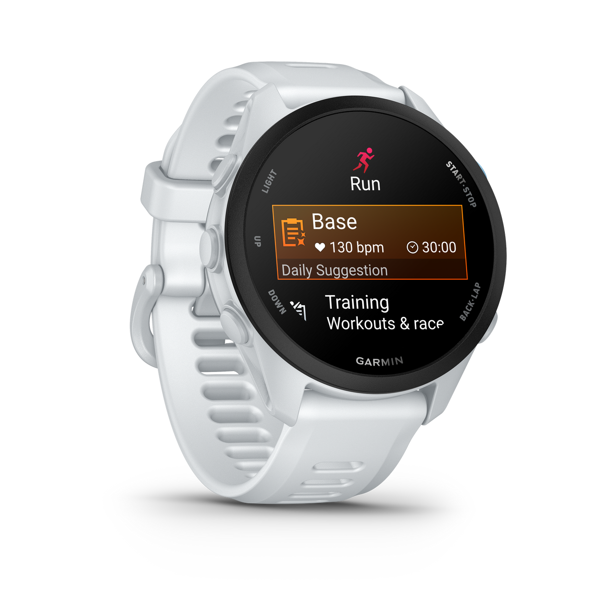 Garmin Forerunner 70 Whitestone running daily suggested workout screen