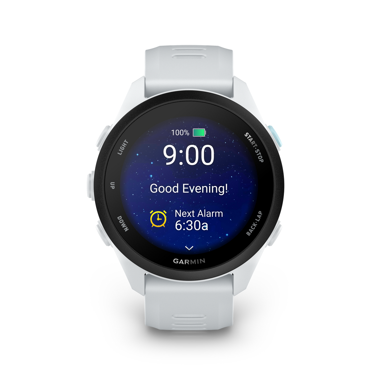 Garmin Forerunner 70 Whitestone evening report screen