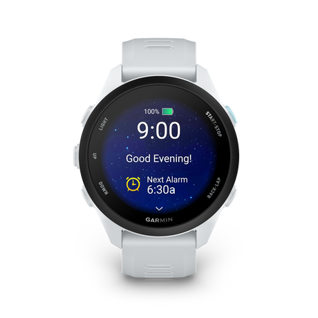 Garmin Forerunner 70 Whitestone evening report screen