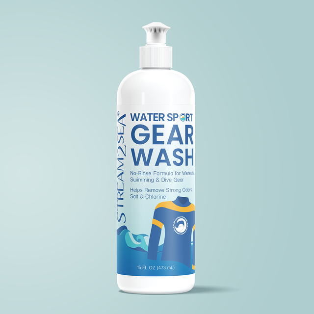 Stream2Sea Water Sport Gear Wash, 16 oz pump bottle