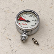 Open Box Hollis Pressure Gauge Module Metal w/o Boot — default, open box, lightly used on off-white work table