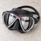 Open Box Hollis M-3 Frameless Mask — Black, open box, lightly used on off-white work table