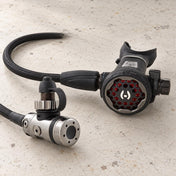 Open Box Hollis 200LX DC7 Dive Regulator Set — default, open box, lightly used on off-white work table