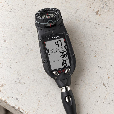 Open Box Oceanic Pro Plus 4.0 with QD/Compass/USB — default, open box, lightly used on off-white work table