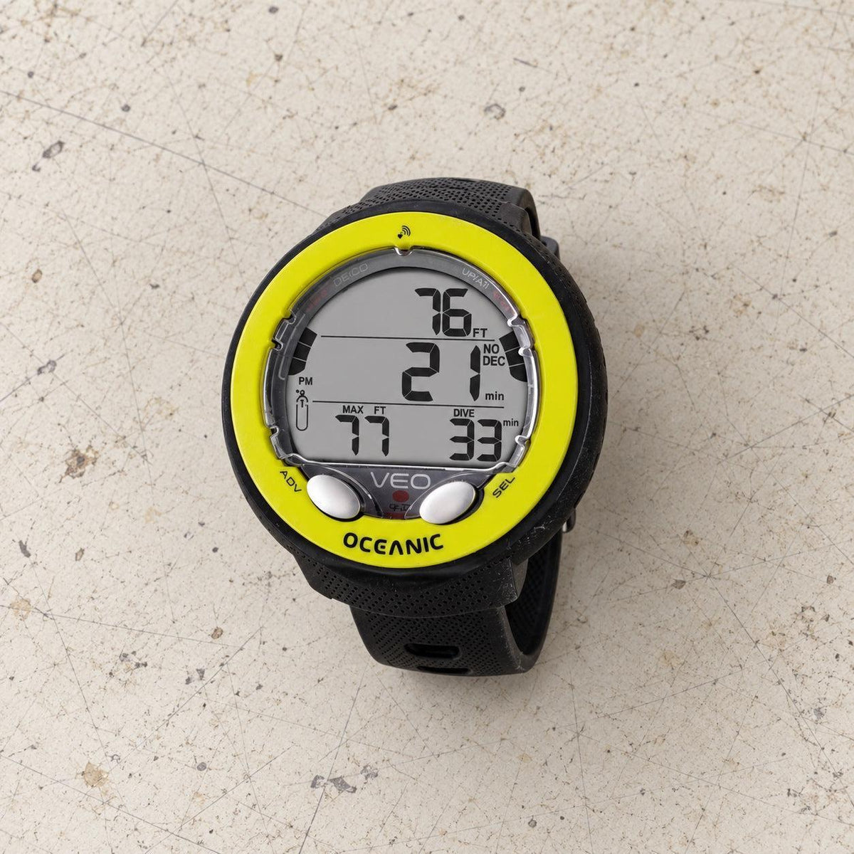 Open Box Oceanic Veo 4.0 Wrist — Yellow — open-box product photo