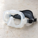 Open Box Oceanic Mini Shadow Mask, Neo Strap — Ice, open box, lightly used on off-white work table